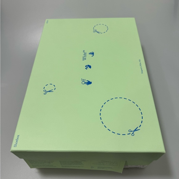 Off-White Out of Office Specials Sneakers Grey Croc Men’s Size 12 - Picture 8 of 9